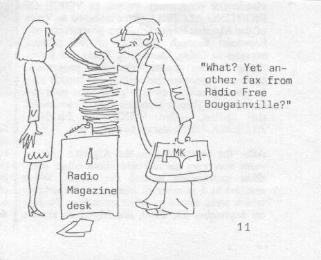 drawing from radio magazine, 'edited' by Matthias Kropf